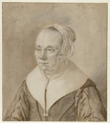 Portret van een 63-jarige vrouw