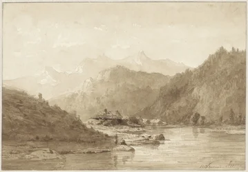 Berglandschap met een meer