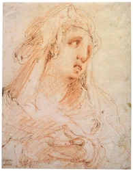 Een jonge vrouw Maria Magdalena, eind 16e of begin 17e eeuw