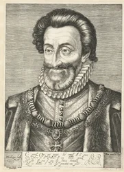 Portret van koning Hendrik IV van Frankrijk, ca. 1600