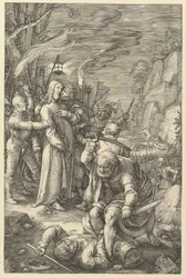 Het verraad van Christus, uit De passie van Christus, 1598