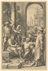 De Kroning met Doornen, uit De Passie van Christus, 1597