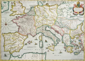 Het rijk van Karel de Grote (742-814) uit 