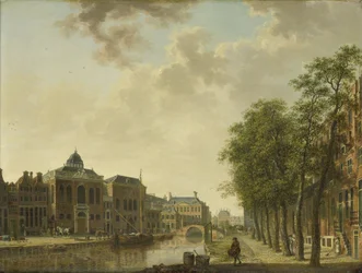 Uitzicht op de Houtmarkt