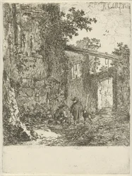 Begroeide ruïne
