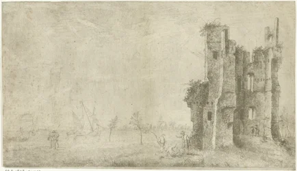 Ruïne van Huis te Merwede bij Dordrecht