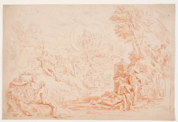 Landschap met Allegorische Figuren