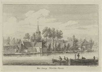 Gezicht op Nigtevecht Het Dorp Nigte-Vegt