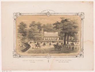 Sociëteit in de Haarlemmerhout in Haarlem