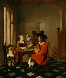 Het kaartspel, ca. 1660