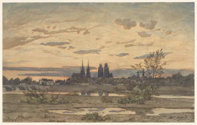 Gezicht op Moulins