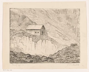 Huis op een berg