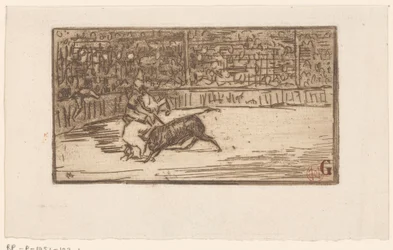 Stierenvechter in een arena