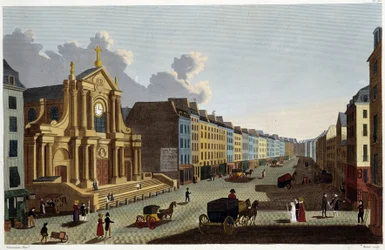 Eglise Saint-Roch, circa 1820 - in 