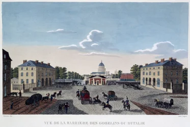 Uitzicht op de Barrière des Gobelins ou d