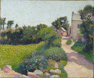 De Weg in Zonlicht, ca. 1887