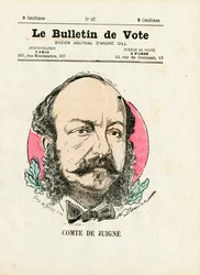 Ballot 2e serie, Satirisch in kleuren: De Juigne Comte - Illustratie door Henri Demare