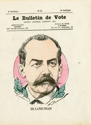 Ballot 2e serie, Satiriek in Kleuren: De Lanjuinais - Illustratie door Henri Demare