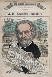 Familistere de Guise - De Familisterie van Guise en zijn oprichter Jean-Baptiste Andre Godin (1817-88), uit 