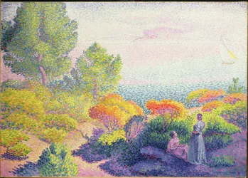 Landschap met twee vrouwen, 1895