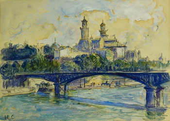 De Seine voor het Trocadero