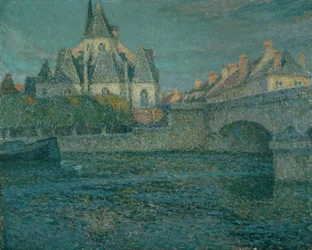 De Kerk in Nemours, Frankrijk