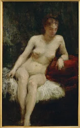 Naakt (schilderij op doek)
