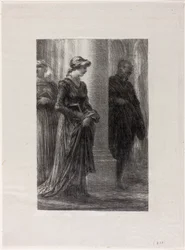 De Meistersingers van Neurenberg, Act I: Walther en Eva Ontmoeten Elkaar