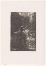 Dido en Aeneas in het maanlicht Les Troyens à Carthage. Acte III. Duo d