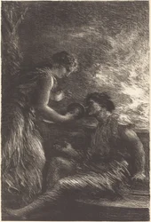 Sieglinde en Siegmund uit Act I van "De Walkure"