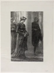 De Meistersingers van Neurenberg, Act I: Walther en Eva Ontmoeten Elkaar