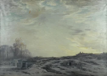 De Voorstad van Parijs in de buurt van de vestingwerken, ca. 1923