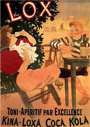 Lox Toni-Aperitief bij uitstek. Kina-Loxa, Coca, Kola, 1895
