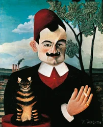 Portret van Pierre Loti, pseudoniem van Louis Marie Julien Viaud, Franse schrijver
