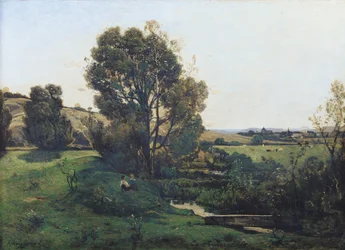 Uitzicht vanaf Moncel-sur-Seine, c.1868