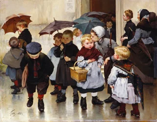 De klas verlaten, 1888