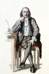 Pierre Corneille (1606-1684) getekend door Geoffroy