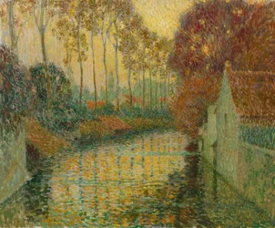Kanaal in de Herfst (Gisors)
