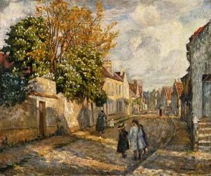 Straatscène, Lagny
