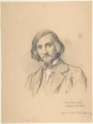 Portret van Anton Heinrich Springer (1825-1895)