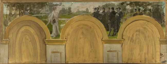 Schets voor de Salon des Sciences in het stadhuis van Parijs: L