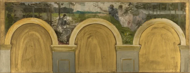 Schets voor de Salon des Sciences in het stadhuis van Parijs: De Kroning van de Wetenschap, tussen 1888 en 1892