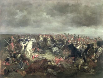 Maarschalk Ney (1769-1815) bij Waterloo