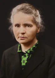 Portret van Marie Curie, ca. 1920