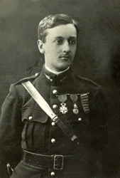 Portret van vliegenier Georges Guynemer (foto)
