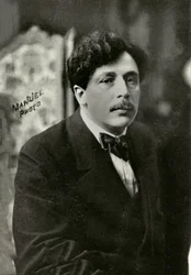 Portret van de Franse schilder Abel Faivre ( 1867