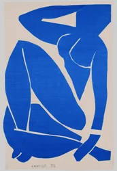 Blauw naakt III