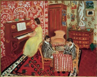 Pianist en speelsters