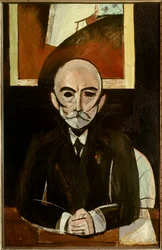 Portret van Auguste Pellerin 1917 (olieverf op doek)