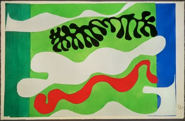 De lagune, uit de serie "Jazz" (litho)